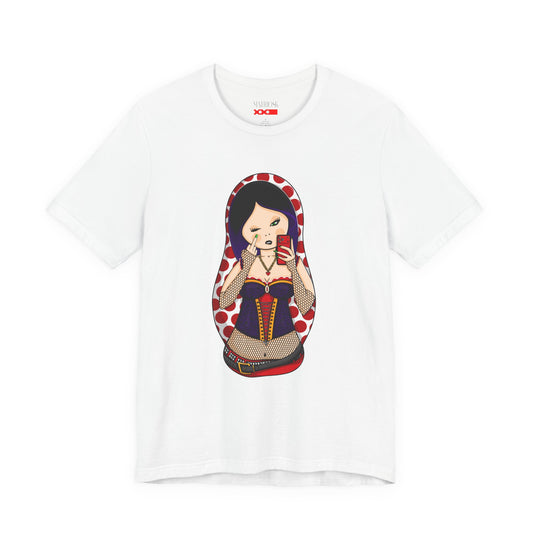 Gothic Matryoshka Doll Tee — Dark Doll Graphic T-Shirt