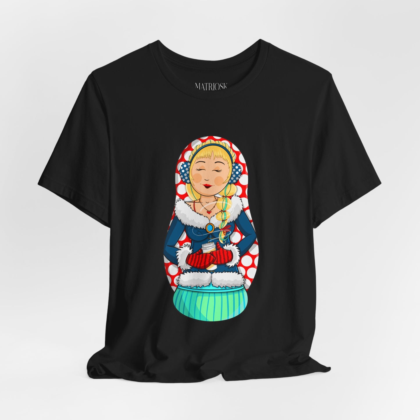 Copy of Matryoshka Doll Graphic Tee — Colorful Russian Nesting Doll T-Shirt