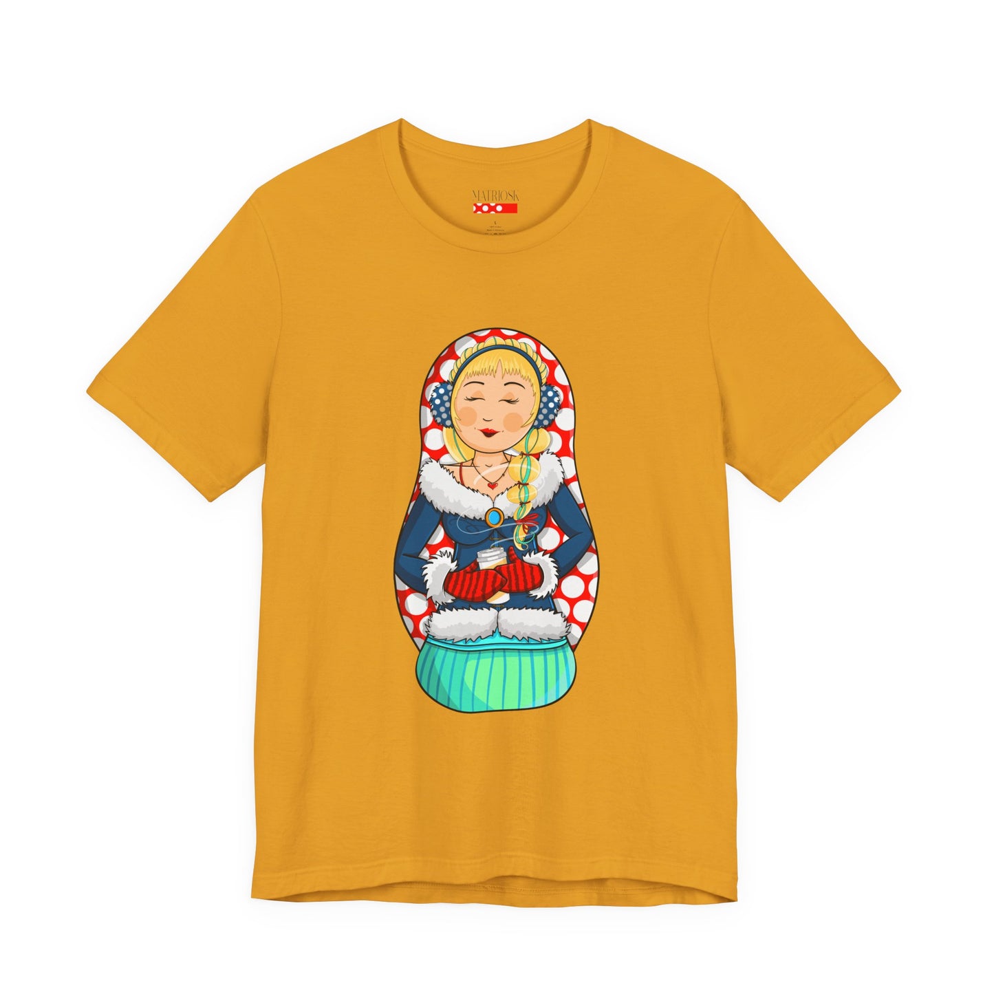 Copy of Matryoshka Doll Graphic Tee — Colorful Russian Nesting Doll T-Shirt