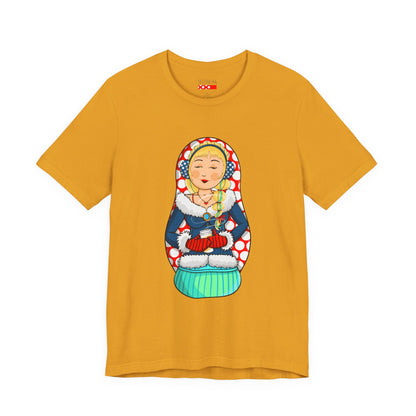 Copy of Matryoshka Doll Graphic Tee — Colorful Russian Nesting Doll T-Shirt