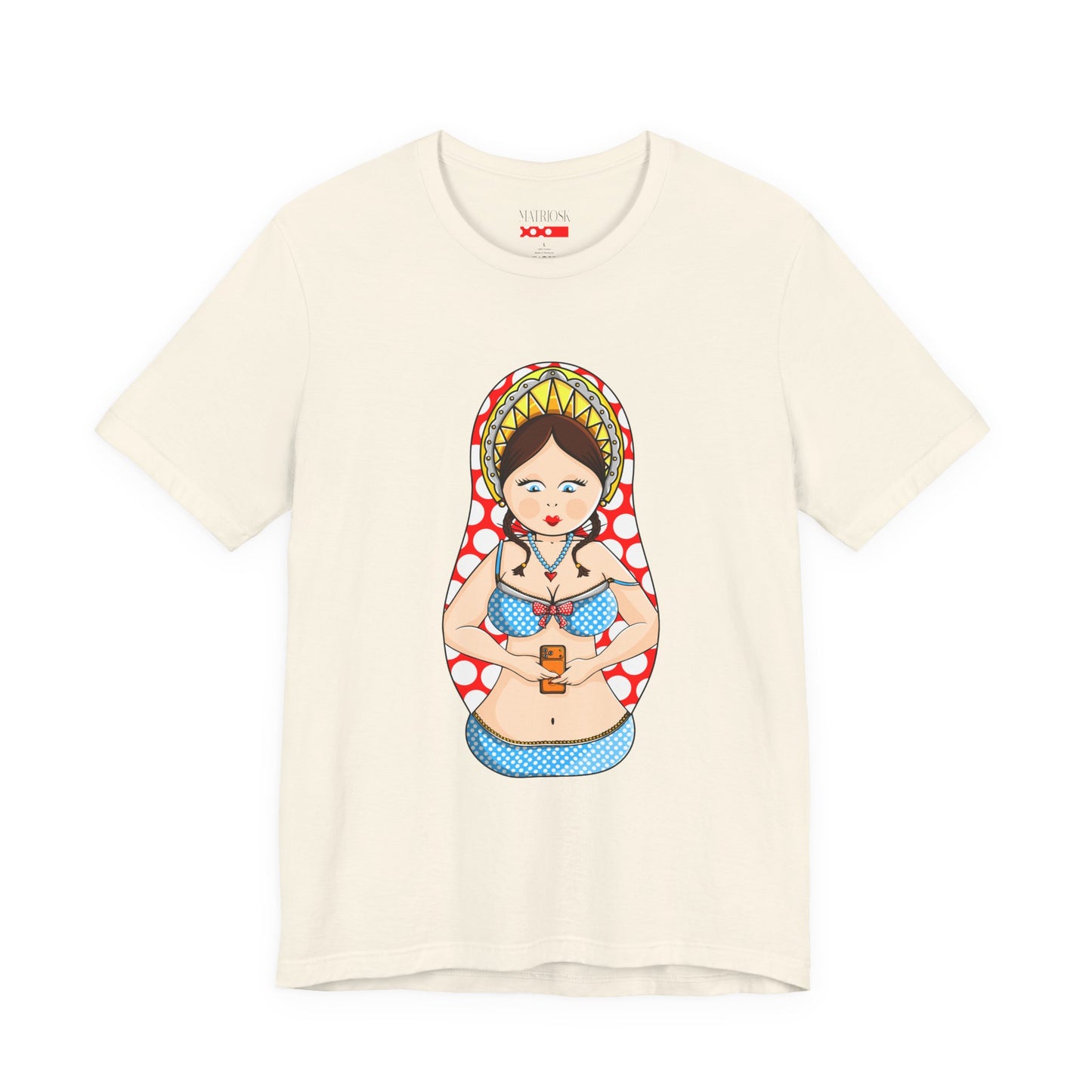 Copy of Matryoshka Doll Bikini Tee — Cute Russian Nesting Doll Graphic T-Shirt