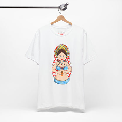 Copy of Matryoshka Doll Bikini Tee — Cute Russian Nesting Doll Graphic T-Shirt