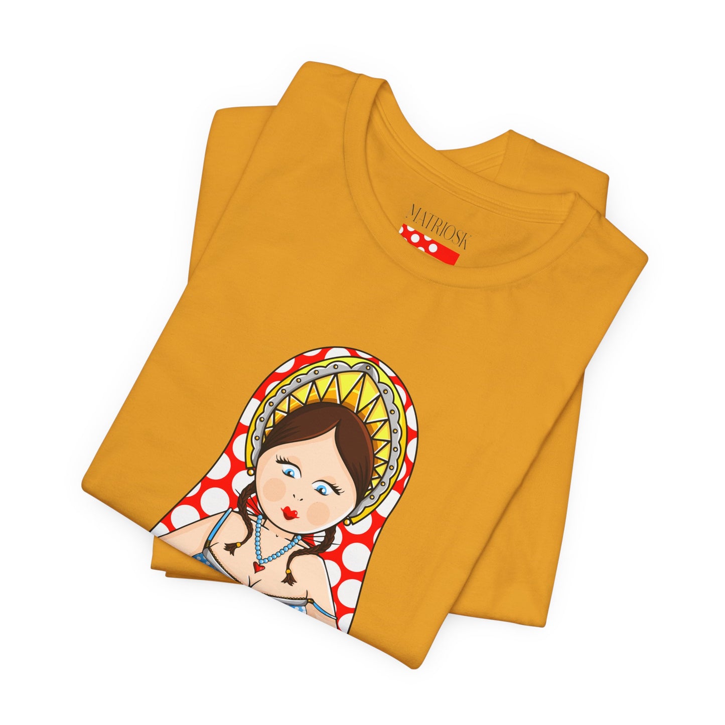 Copy of Matryoshka Doll Bikini Tee — Cute Russian Nesting Doll Graphic T-Shirt