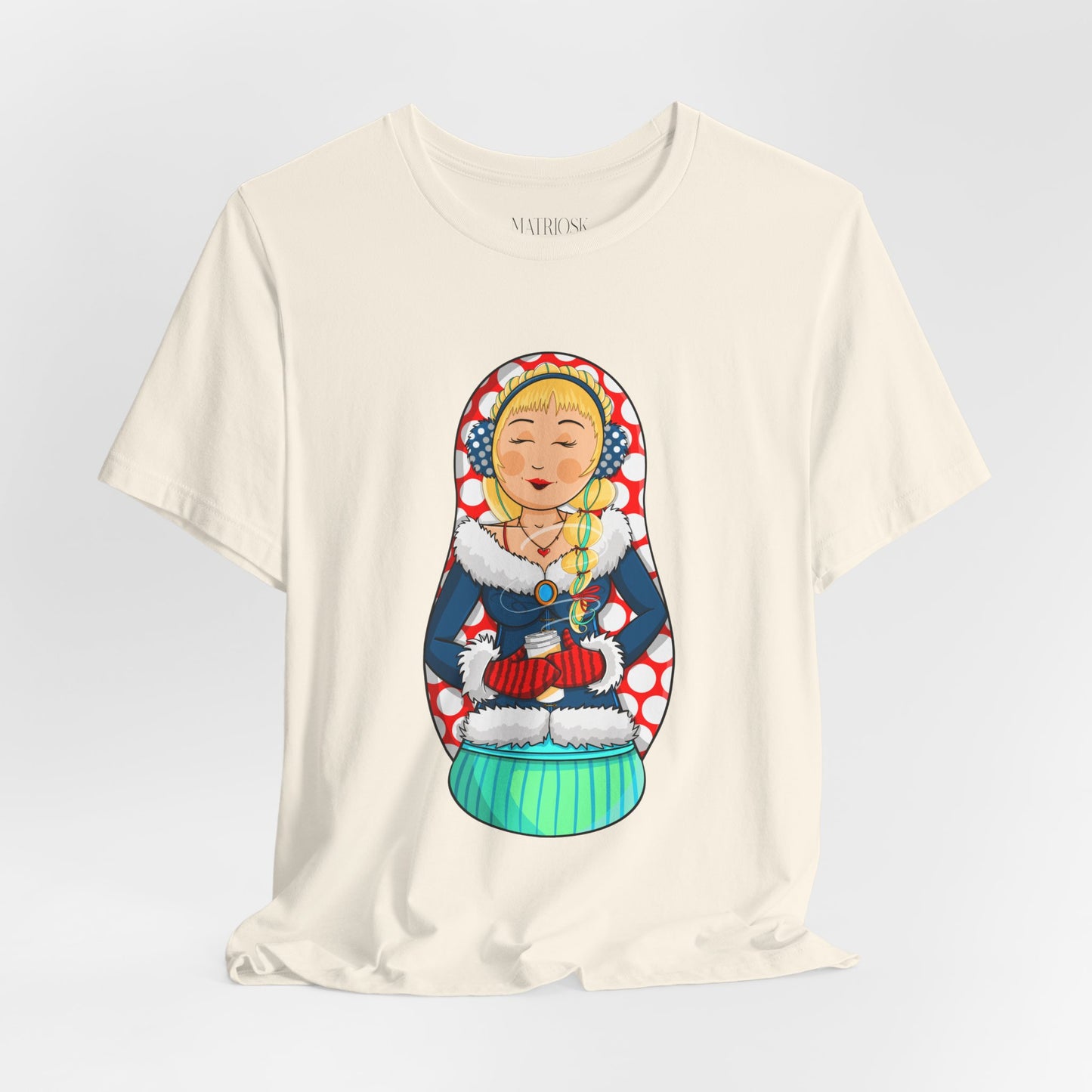Copy of Matryoshka Doll Graphic Tee — Colorful Russian Nesting Doll T-Shirt