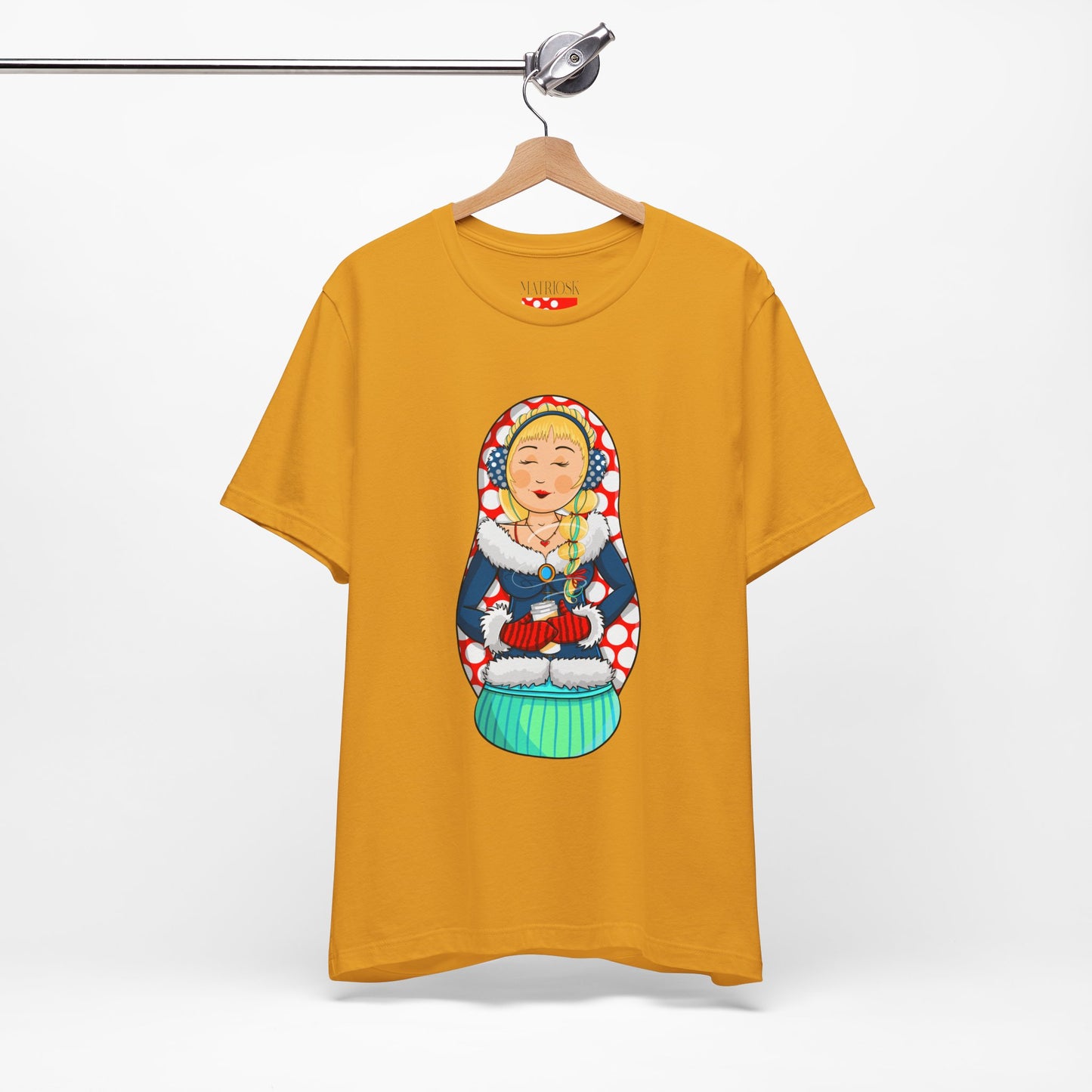 Copy of Matryoshka Doll Graphic Tee — Colorful Russian Nesting Doll T-Shirt