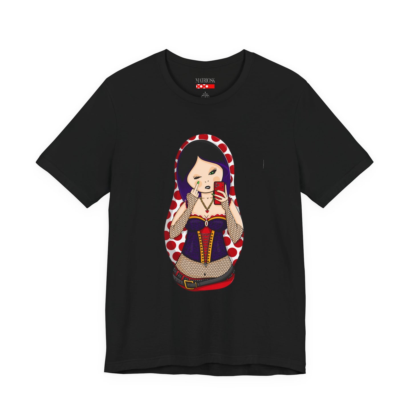 Gothic Matryoshka Doll Tee — Dark Doll Graphic T-Shirt