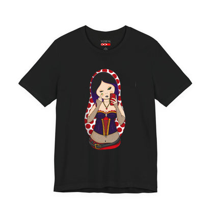 Gothic Matryoshka Doll Tee — Dark Doll Graphic T-Shirt