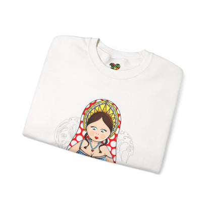 Matryoshka Doll Sweatshirt - Colorful Russian Nesting Doll Graphic Crewneck