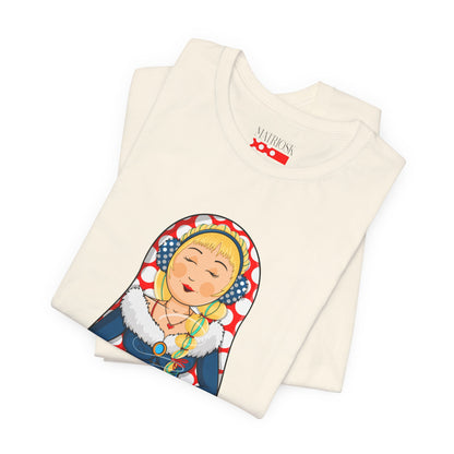 Copy of Matryoshka Doll Graphic Tee — Colorful Russian Nesting Doll T-Shirt
