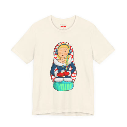 Copy of Matryoshka Doll Graphic Tee — Colorful Russian Nesting Doll T-Shirt