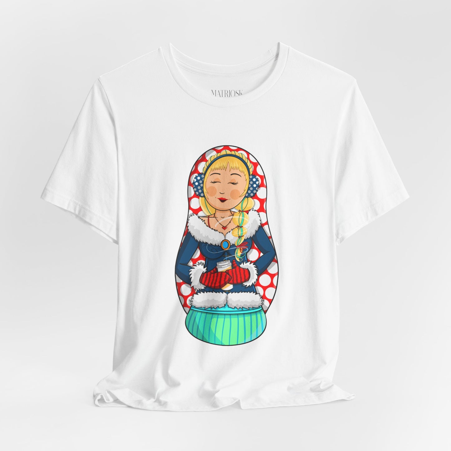 Copy of Matryoshka Doll Graphic Tee — Colorful Russian Nesting Doll T-Shirt