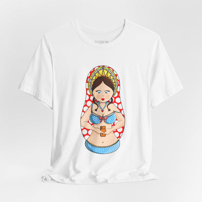 Copy of Matryoshka Doll Bikini Tee — Cute Russian Nesting Doll Graphic T-Shirt