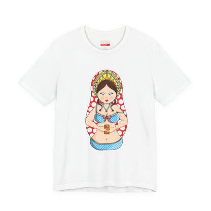 Copy of Matryoshka Doll Bikini Tee — Cute Russian Nesting Doll Graphic T-Shirt