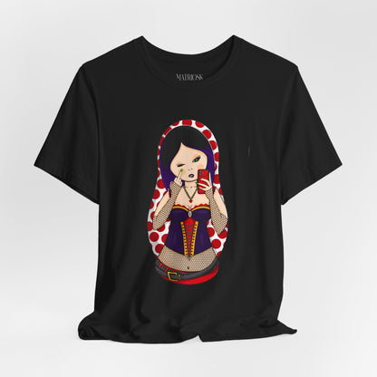 Gothic Matryoshka Doll Tee — Dark Doll Graphic T-Shirt