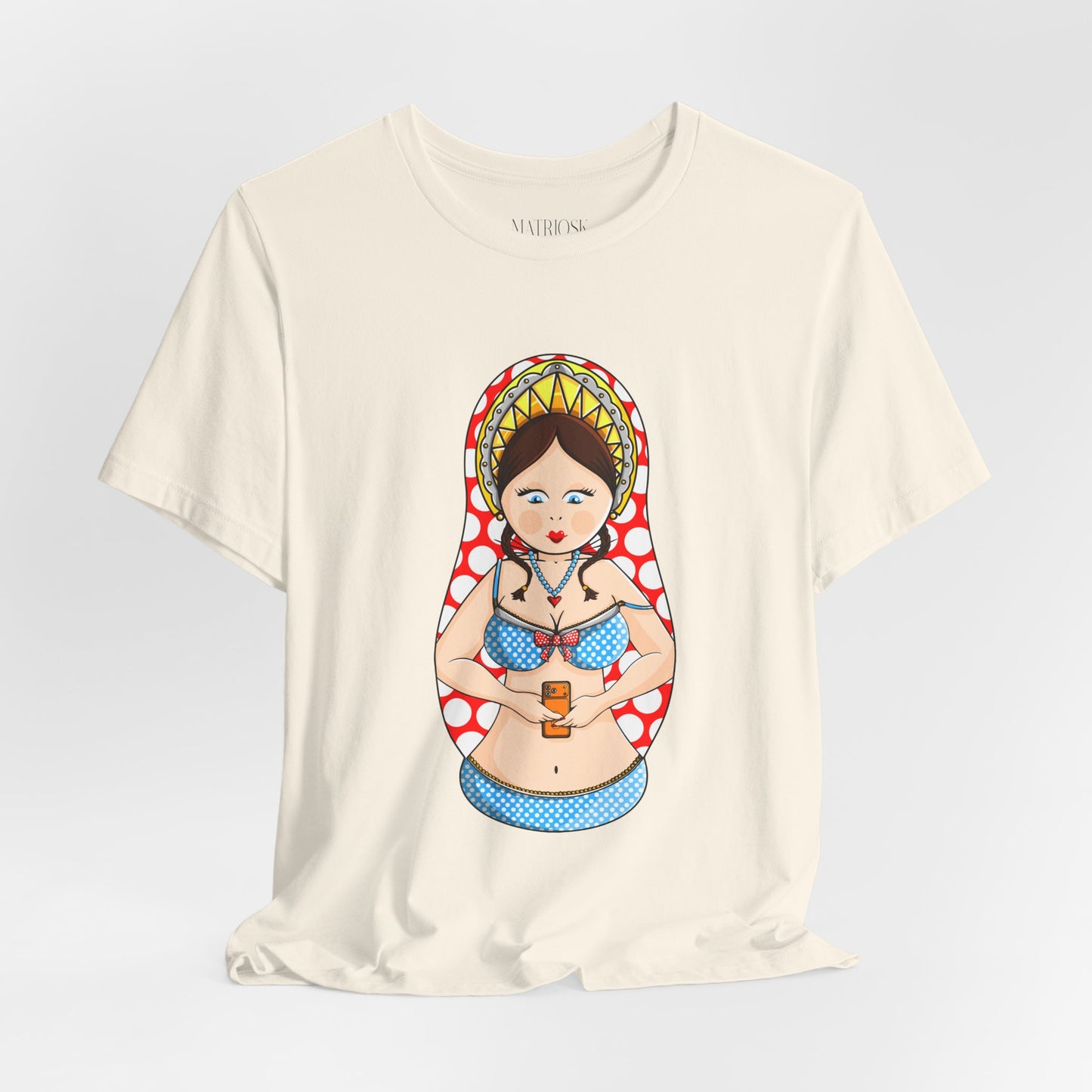 Copy of Matryoshka Doll Bikini Tee — Cute Russian Nesting Doll Graphic T-Shirt