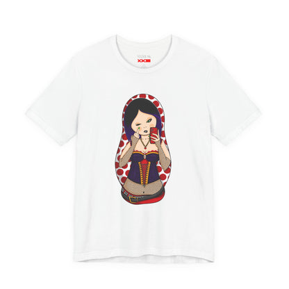 Gothic Matryoshka Doll Tee — Dark Doll Graphic T-Shirt