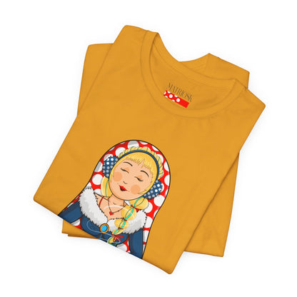 Copy of Matryoshka Doll Graphic Tee — Colorful Russian Nesting Doll T-Shirt