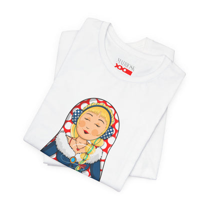 Copy of Matryoshka Doll Graphic Tee — Colorful Russian Nesting Doll T-Shirt