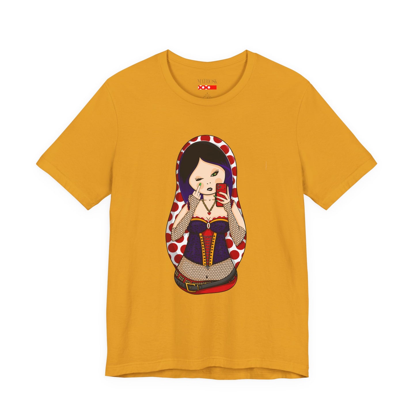 Gothic Matryoshka Doll Tee — Dark Doll Graphic T-Shirt