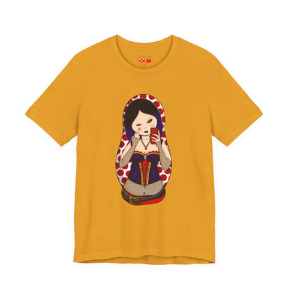 Gothic Matryoshka Doll Tee — Dark Doll Graphic T-Shirt