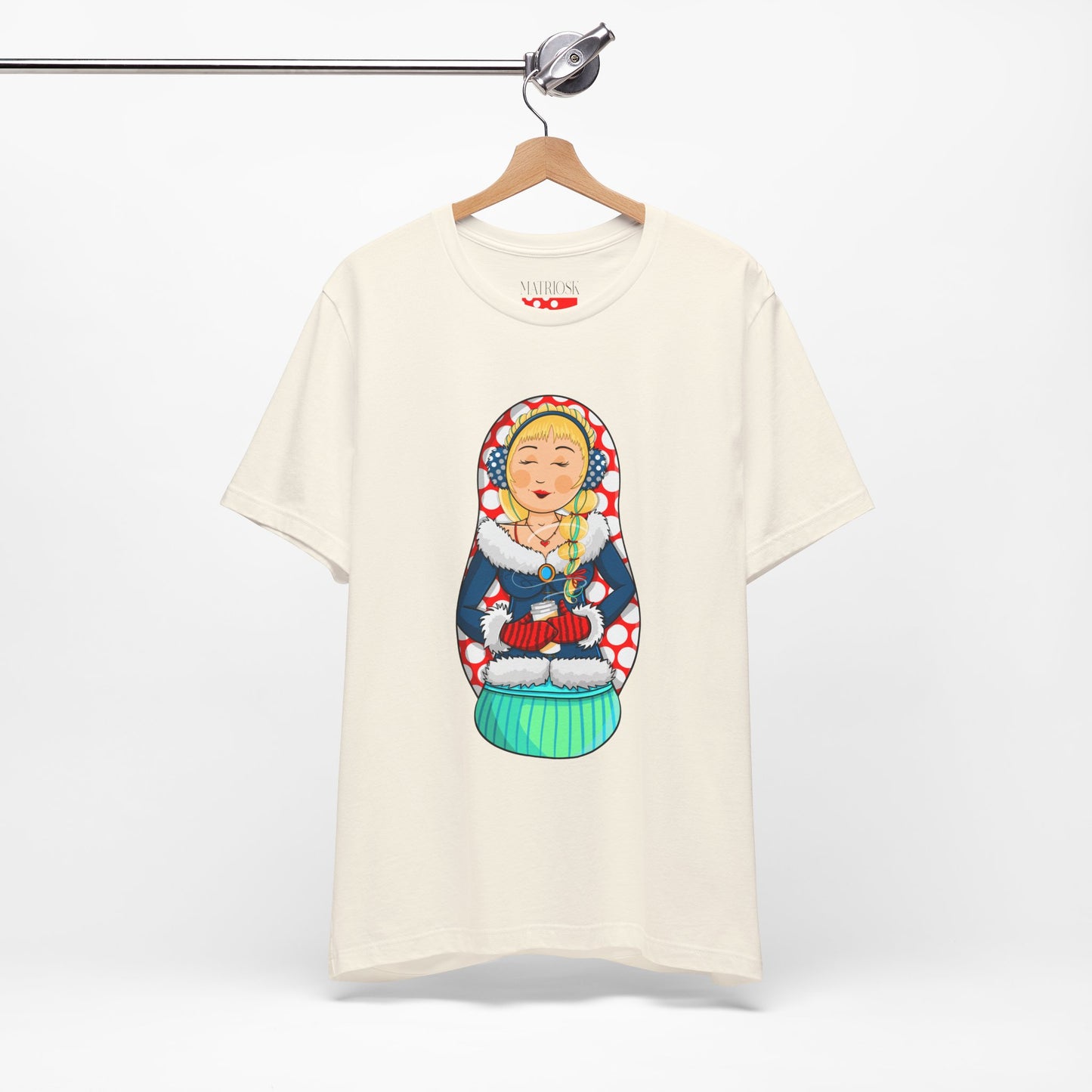 Copy of Matryoshka Doll Graphic Tee — Colorful Russian Nesting Doll T-Shirt