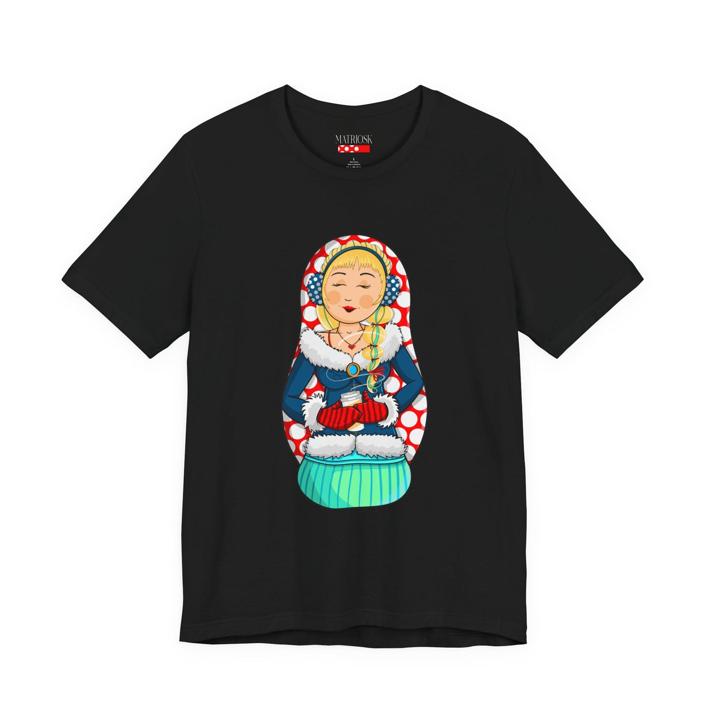 Copy of Matryoshka Doll Graphic Tee — Colorful Russian Nesting Doll T-Shirt