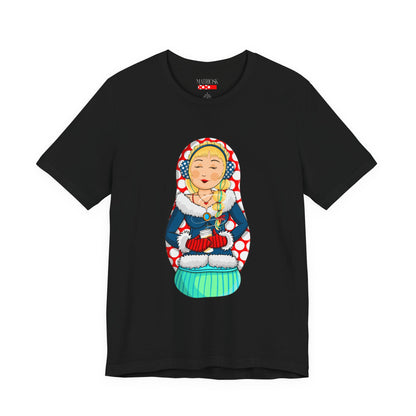 Copy of Matryoshka Doll Graphic Tee — Colorful Russian Nesting Doll T-Shirt