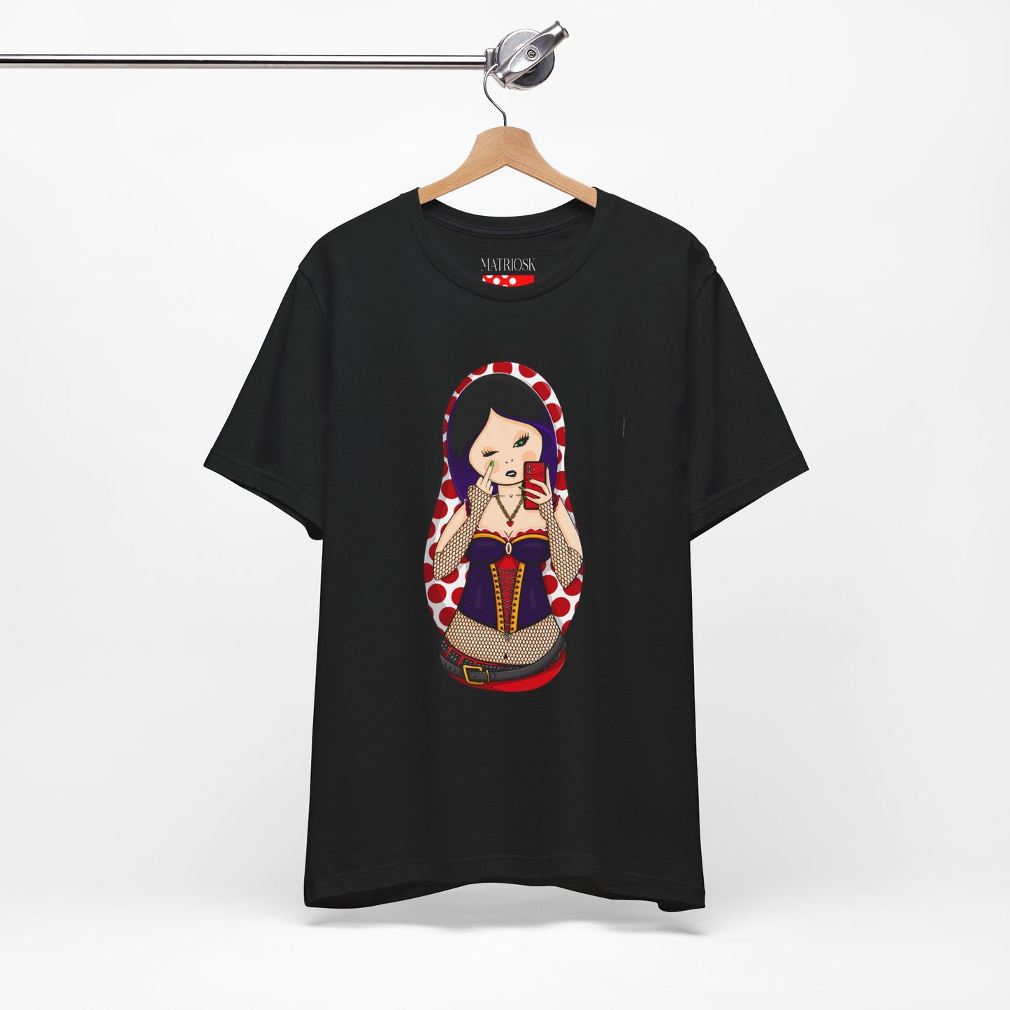 Gothic Matryoshka Doll Tee — Dark Doll Graphic T-Shirt