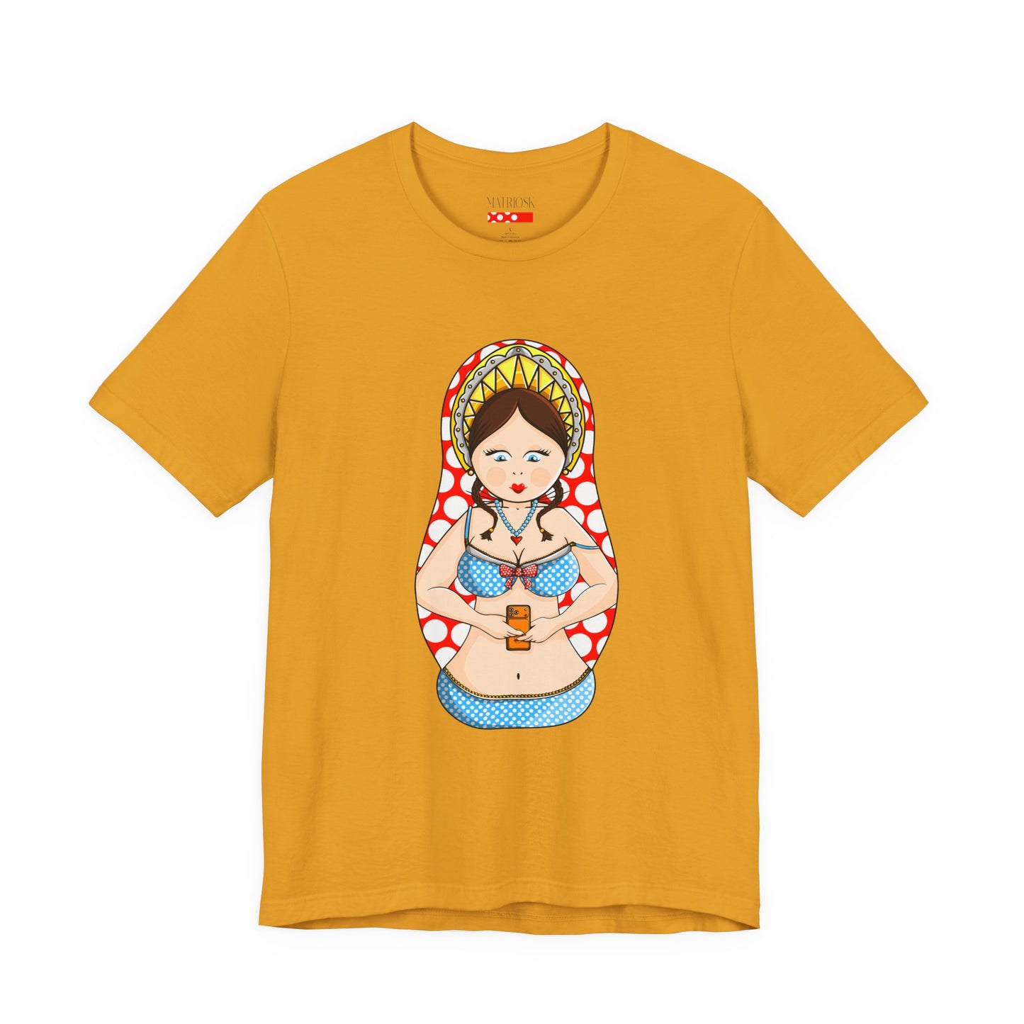 Copy of Matryoshka Doll Bikini Tee — Cute Russian Nesting Doll Graphic T-Shirt