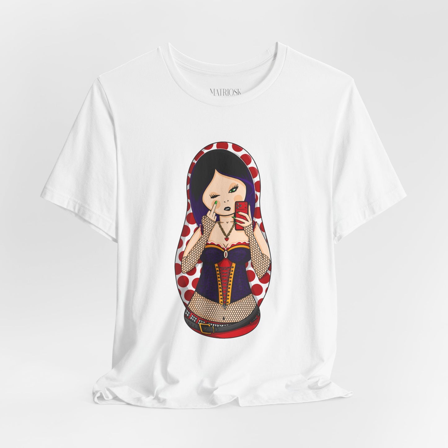 Gothic Matryoshka Doll Tee — Dark Doll Graphic T-Shirt